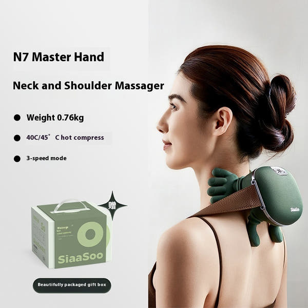 Relaxovia™ Wireless Heated Neck & Shoulder Massager