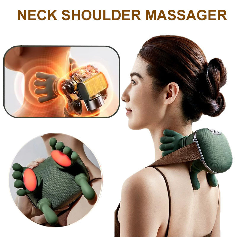 Relaxovia™ Wireless Heated Neck & Shoulder Massager